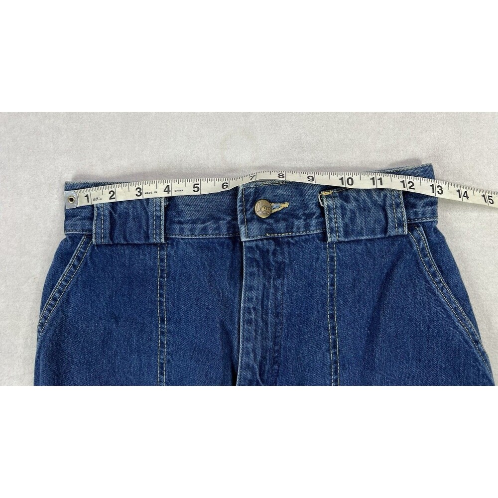 Vtg Lee Curvy Mom Jeans Tapered 80s Union Made USA High Rise Womens 26” Waist - Picture 11 of 14